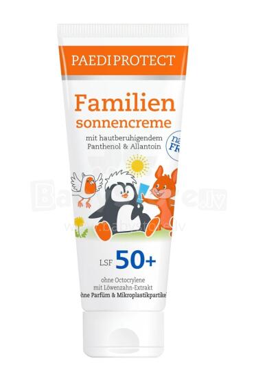 Paediprotect Family Sun Cream SPF 50+ Art.290778 saules aizsardzības krēms zīdaiņiem un bērniem,200ml