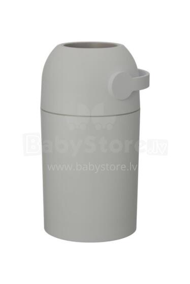 MARKO MA-C110LG Diaper Disposal Bin Magic Majestic Light Gray for 25 Diapers + Bags
