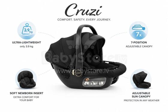 Kunert Cruzi Art.290882 Black Infant Car seat 0-13 kg (First baby car seat)