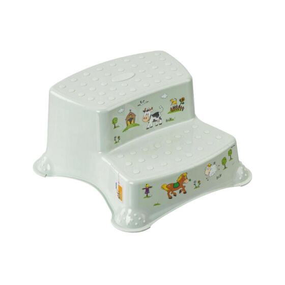 Two-tier bench Igor &amp;quot;Funny Farm&amp;quot; 40x37x21cm soft green