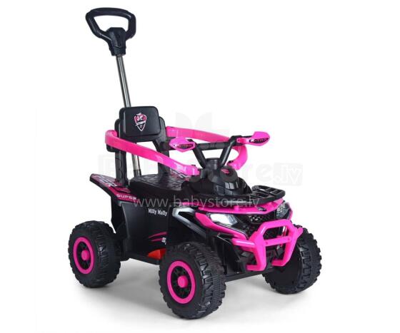 MILLY MALLY 6966 Akumulatora transportlīdzeklis Star ATV rozā