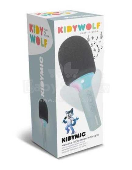 KIDYWOLF daudzfunkcionāls mikrofons ar skaļruni, zaļš, KIDYMIC-GR
