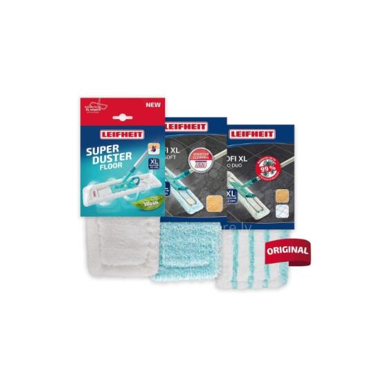 Комплект сменных салфеток, 3 шт. Profi XL micro duo / Superduster / супермягкая, 42 см