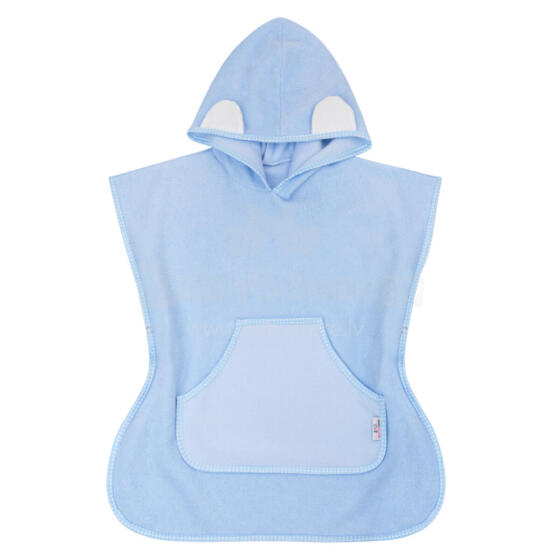 Bocioland Bath Poncho Art.BL183 Blue Dvielis -pončo