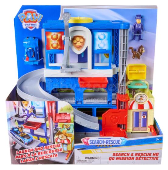 PAW PATROL rotaļu komplekts Search & Rescue Pup Squad HQ, 6074775