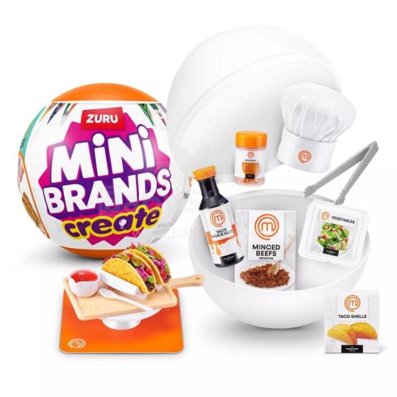 MINI BRANDS MASTER CHEF miniatūru komplekts, 2. sērija, sortiments., 77773GQ1