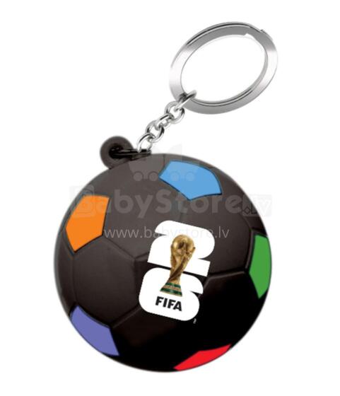 FIFA World Cup antistresa bumbiņa – atslēgu piekariņš, melna, FI11267