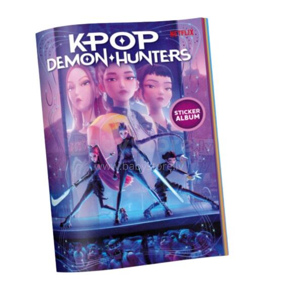 K-POP DEMON HUNTERS uzlīmju albums ar uzlīmēm, 10 gab., KPALBUM-2026-ENG