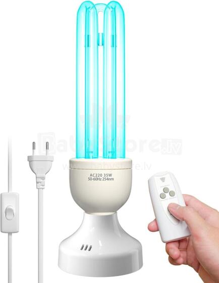 Lamp Disinfectant Ozone Light  Art.291811 Портативная УФ-C лампа стерилизации дезинфекции