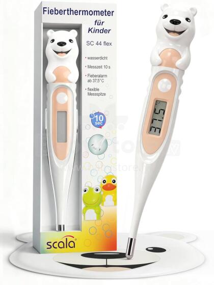 Bebe Basic Digital Thermometer with Flexible Tip Art.SC 44 Polar Bear Digitālais termometrs ar mīksto uzgali