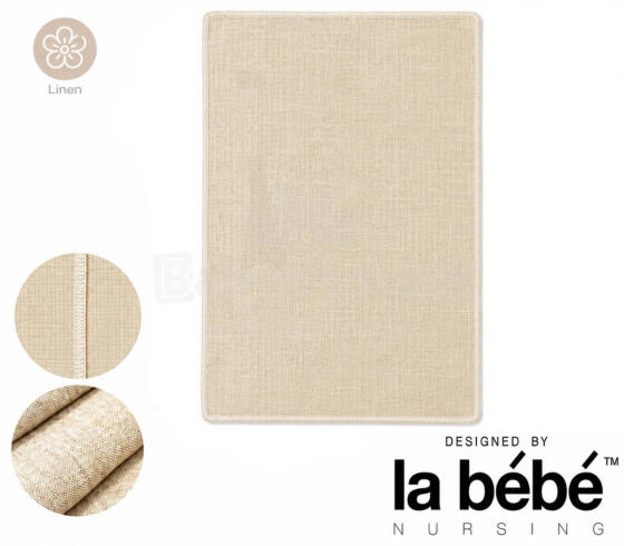 La Bebe™ Linen Art. 0056 Natural Linen Эко-пелёнка из натурального льна 1 шт., 45x30 см