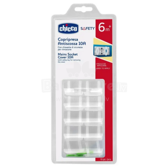 Chicco Art.64082.30 Kontaktu aizsargi 10 gab.
