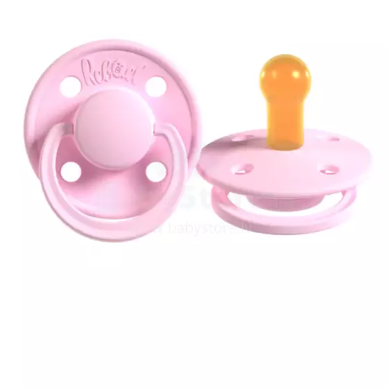 Rebael Natural Rubber Round Latex Art.292020 Sweet Pink Pacifier (nipple) made of 100% natural rubber 0-6 months (1 pcs.)