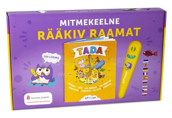 TADA runājošo grāmatu sākuma komplekts: Pildspalva un dzīvnieku tēma