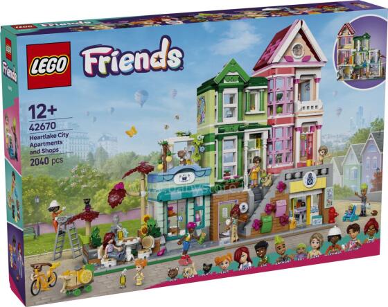 LEGO Friends  Апартаменты и магазины Хартлейк Сити