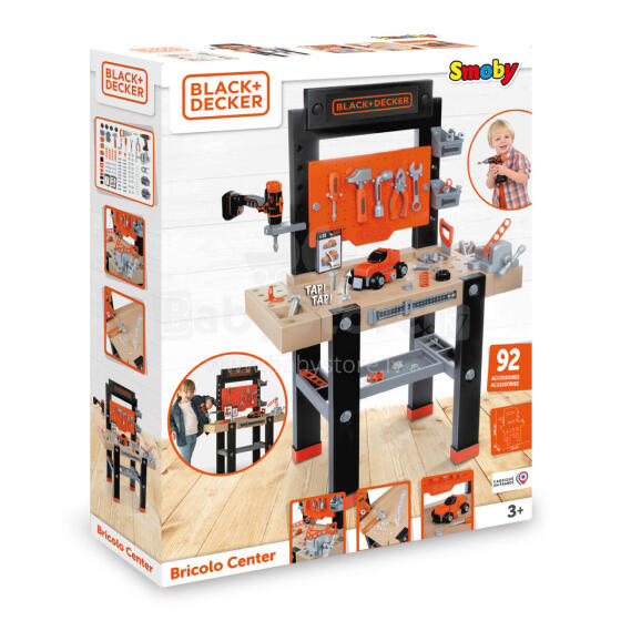 Smoby B&D Bricolo Centra Darba Galda 92 Gab