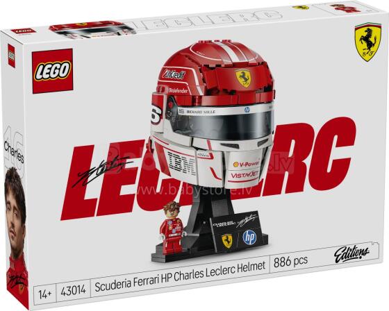 LEGO izdevumi Scuderia Ferrari HP Šarls Leklerka ķivere