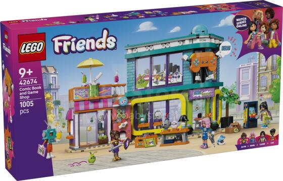 LEGO Friends Komiksu Grāmatu un Spēļu Veikals