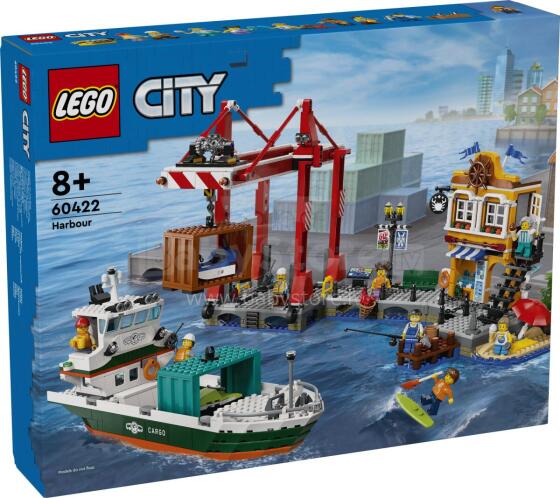LEGO City Приморский Порт с Грузовым Судном