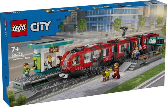 LEGO City Pilsētas Tramvajs un Stacija