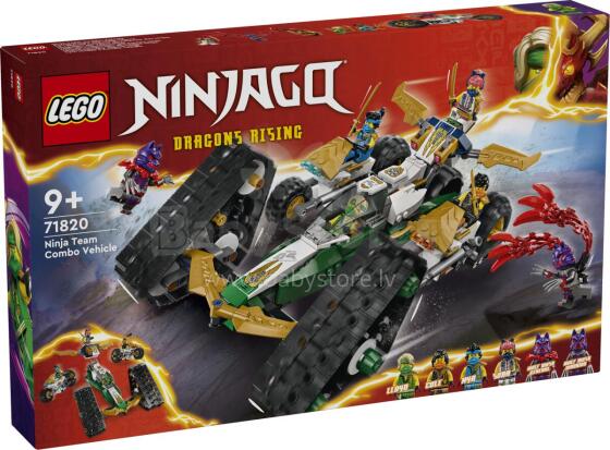 LEGO Ninjago Nindžu komandas apvienotais transports