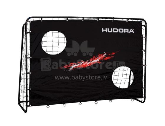 Футбольные ворота HUDORA с тренировочной стенкой