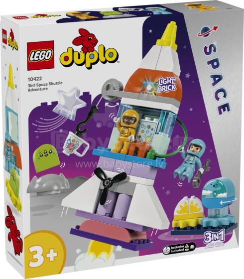 LEGO DUPLO 3in1 Kosmosa kuģa piedzīvojums