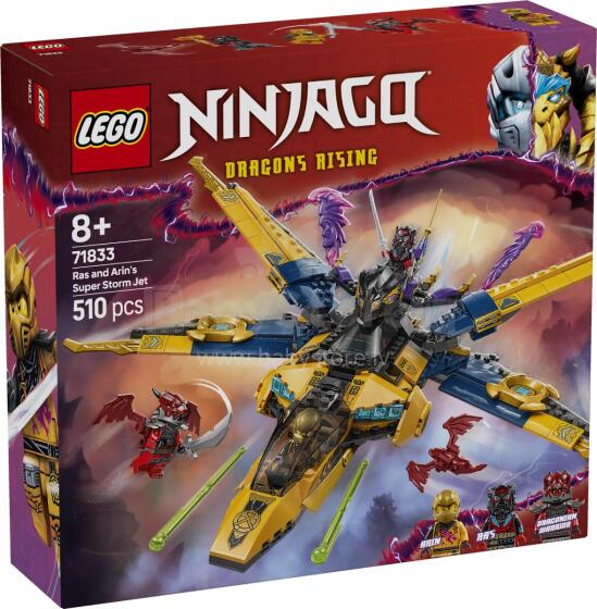 LEGO Ninjago Супер Штормовой Самолет Раса и Арина