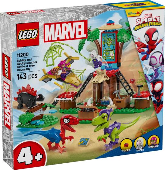 LEGO Спайдер и Гобби: Битва Раптора в Штаб-квартире Деревянного Дома