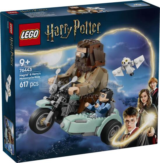 LEGO Harijs Poters Hagrida un Harija motocikla brauciens