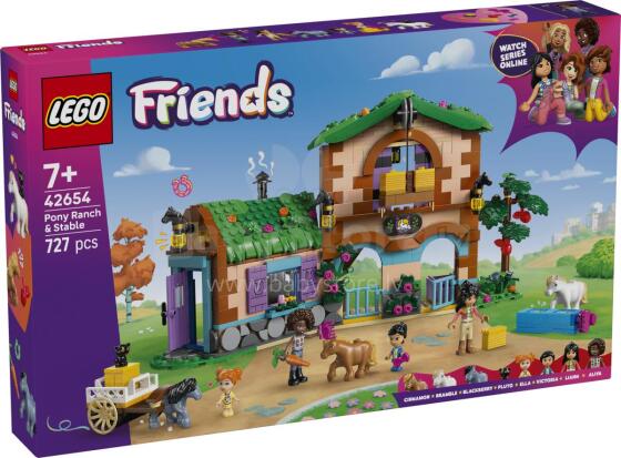 LEGO Friends Poniju rančs un stallis
