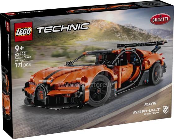 LEGO Technic Bugatti Chiron Pur Sport hiperautomobilis