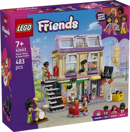 LEGO Friends Mūzikas veikals un dzīvoklis