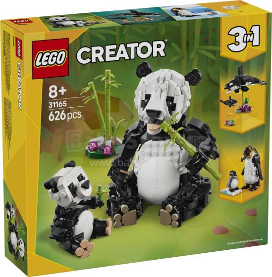 LEGO Creator Savvaļas dzīvnieki: Pandu ģimene