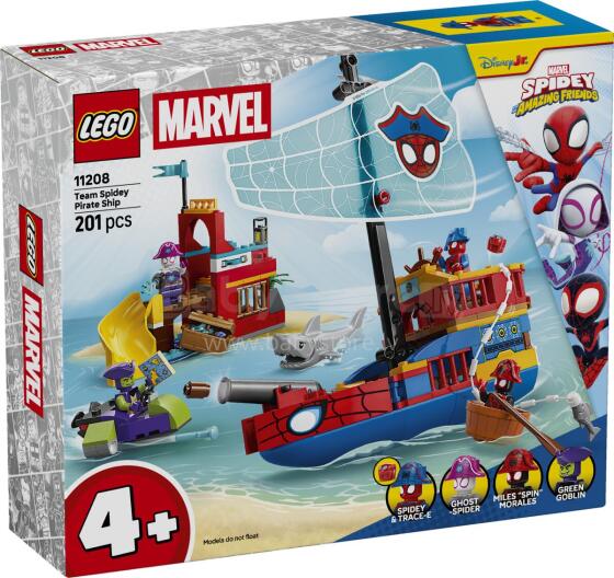 LEGO komanda Spidey pirātu kuģis