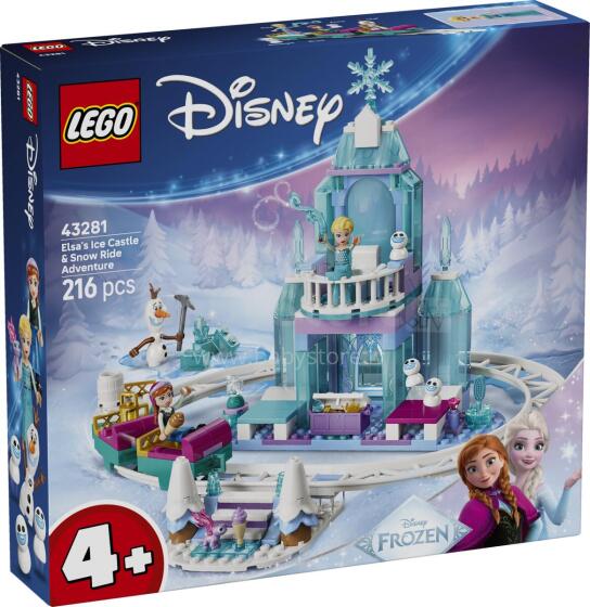 LEGO Disney Elzas Sniega Pils un Sniega Brauciena Piedzīvojums