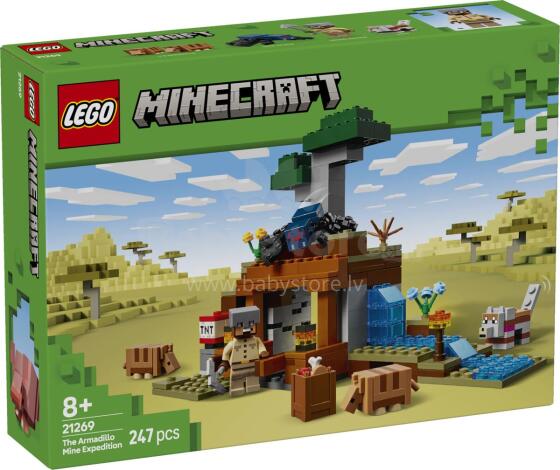 LEGO Minecraft Armadillo Raktuves Ekspedīcija
