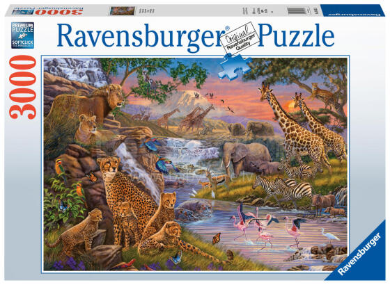 Ravensburger puzle 3000 gab. Dzīvnieku karaliste