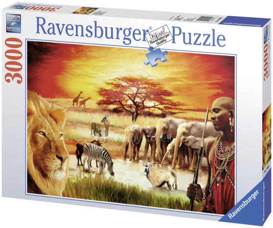 Ravensburger puzle 3000 gabaliem "Savannah dzīvnieki"