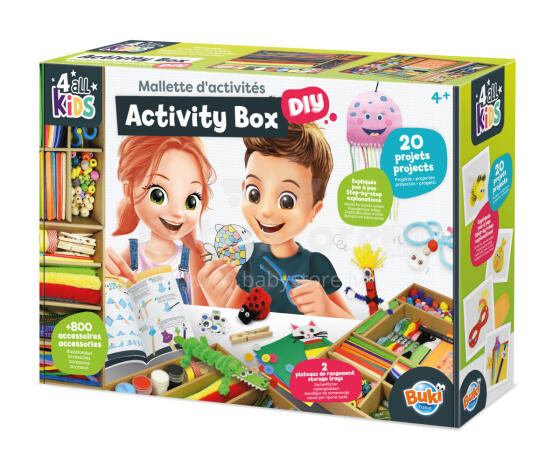 Buki aktivitāšu komplekts ar 800+ papildinājumiem