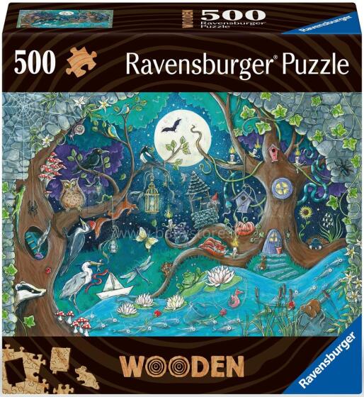 Деревянная головоломка Ravensburger 500 деталей Фантастический лес