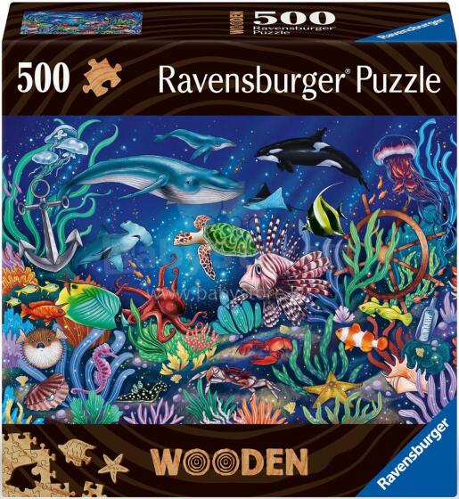 Ravensburger Koka Pužles 500 gab. Zemūdens Pasaule