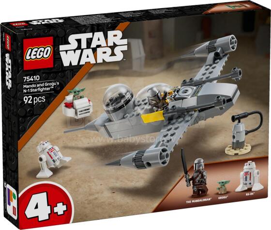 LEGO Star Wars Mando un Grogu N-1 Zvaigžņu kuģis