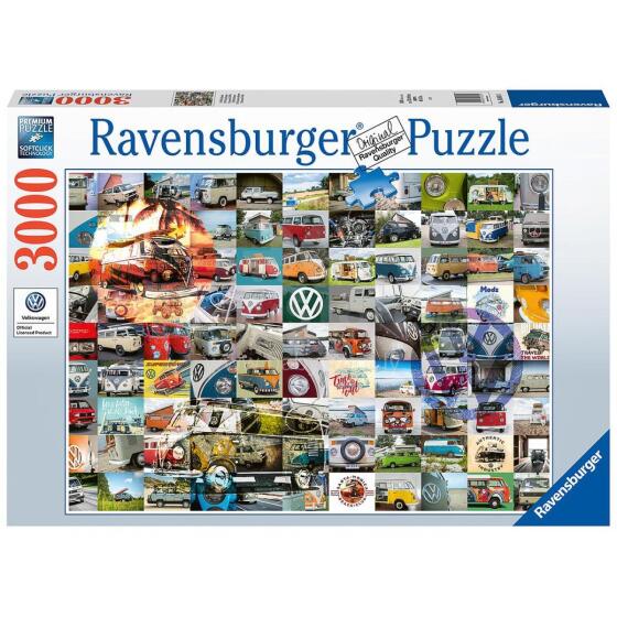 Ravensburger puzle 3000 gab. 99 VW Campervan Moments