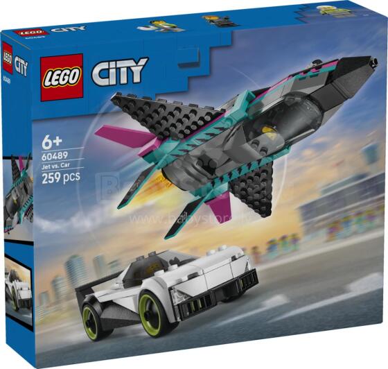 LEGO City lidmašīna pret automašīnu