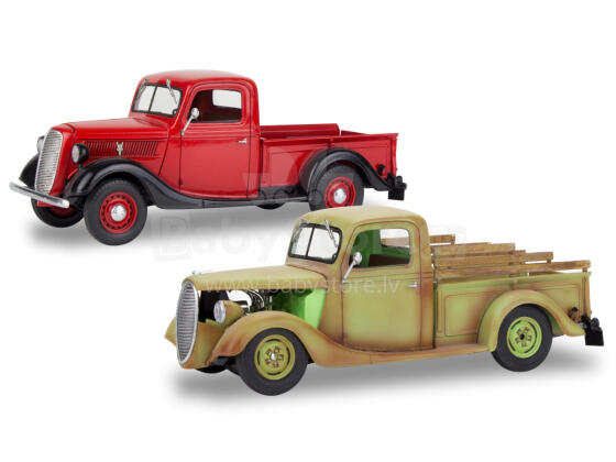 Revell plastmasas modeļa 1937. gada Ford Pickup Street Rod ar sērfošanas dēli 1:25