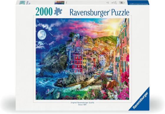 Ravensburger puzle 2000 gabali krāsainā Cinque Terre