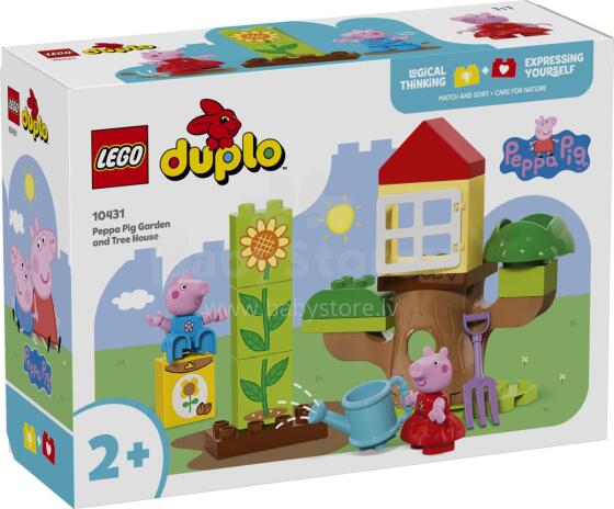 LEGO DUPLO Peppa Pig Dārzs un Koka Māja