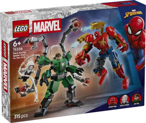 LEGO Super Heroes Mech cīņa: Zirnekļcilvēks pret Doktoru Oka