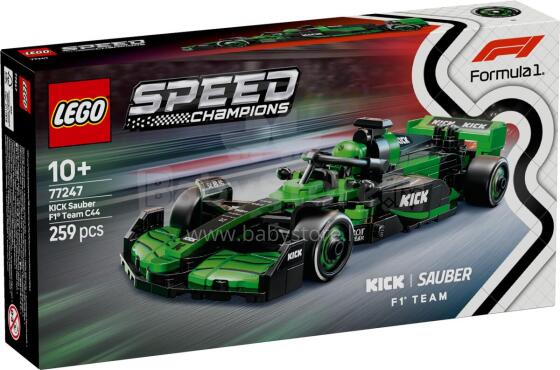 LEGO Speed Champions KICK Sauber F1 komanda C44 sacīkšu auto